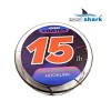 Поводковый материал карповый в оплетке 20 м 15 LBS темный