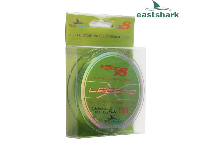 Шнур EastShark Legend X8 150м 0,25мм #3,0 зеленый
