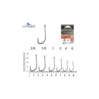 Крючки NEW EastShark Vasakura BAITHOLDER № 10 NI