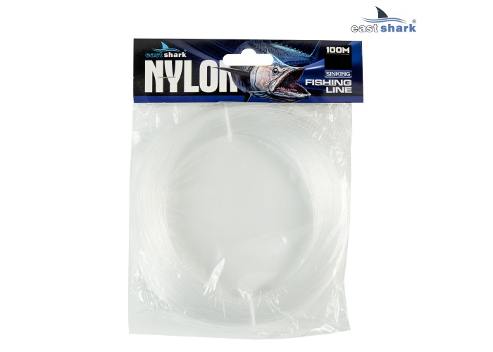 Леска EastShark NYLON в мотке (100м) 0,8 мм прозрачная