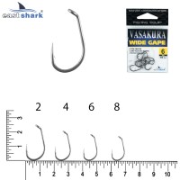 Крючки тефлон NEW EastShark Vasakura WIDE GAPE № 8