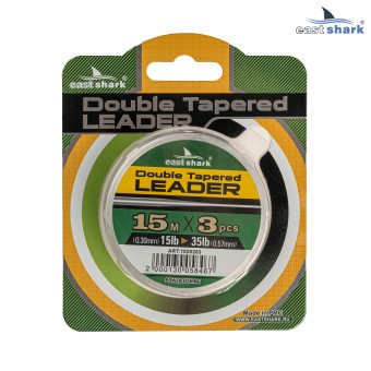 Шок-лидер EastShark Double Tapered leader 0.30-0.57 mm 15m*3 шт