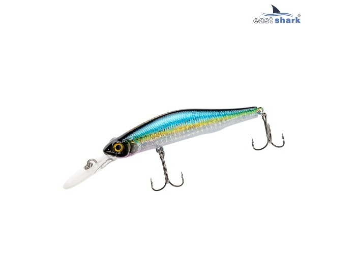 Воблер EastShark Croofed 8см. 9г. 1-2m Suspend col.#006