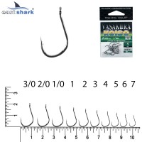 Крючки NEW EastShark Vasakura KOISO № 2 BL