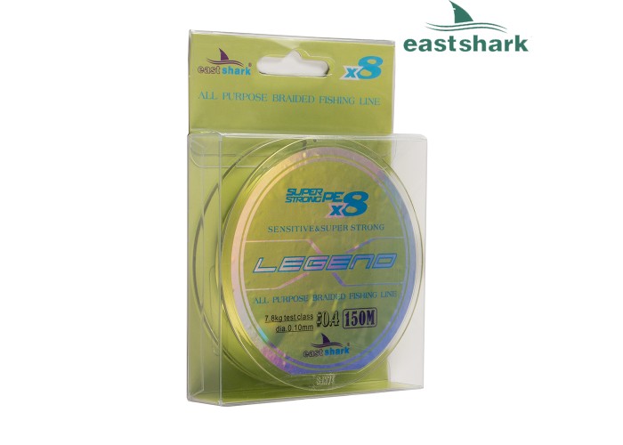 Шнур EastShark Legend X8 150м 0,30мм #4,0 желтый