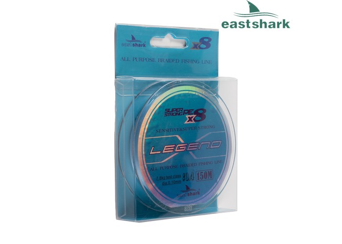 Шнур EastShark Legend X8 150м 0,10мм #0,4 голубой