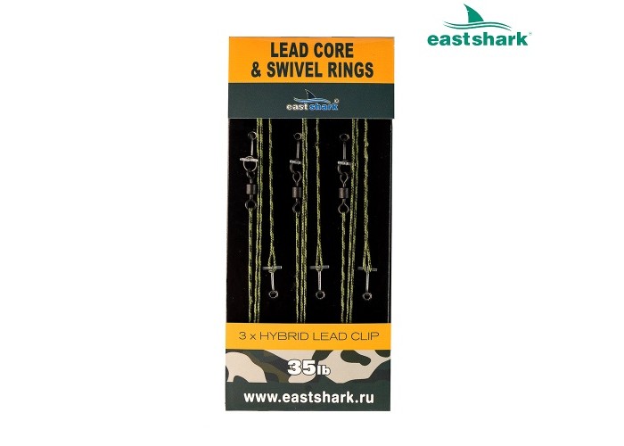 Монтаж Leadcore & swivel rings 35lb #013