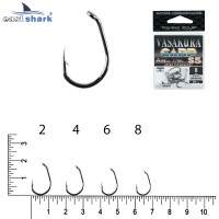 Крючки NEW EastShark Vasakura S5 № 6 BL