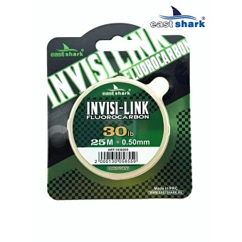 Леска Fluorocarbon EastShark INVISI-LINK 25м 0,30 мм