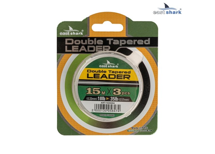Шок-лидер EastShark Double Tapered leader 0.33-0.57 mm 15m*3 шт