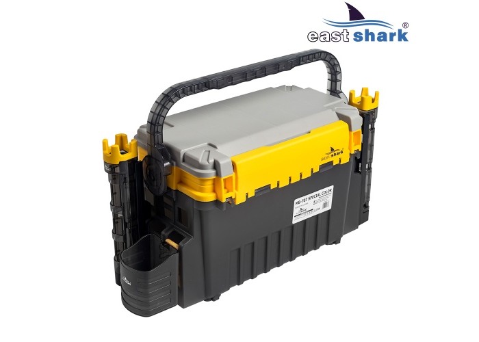 Ящик рыболовный EastShark MB-707 желтый большой