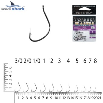 Крючки NEW EastShark Vasakura KAIZU № 10 BL