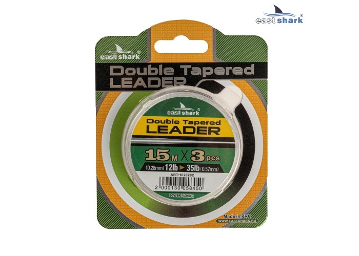 Шок-лидер EastShark Double Tapered leader 0.28-0.57 mm 15m*3 шт