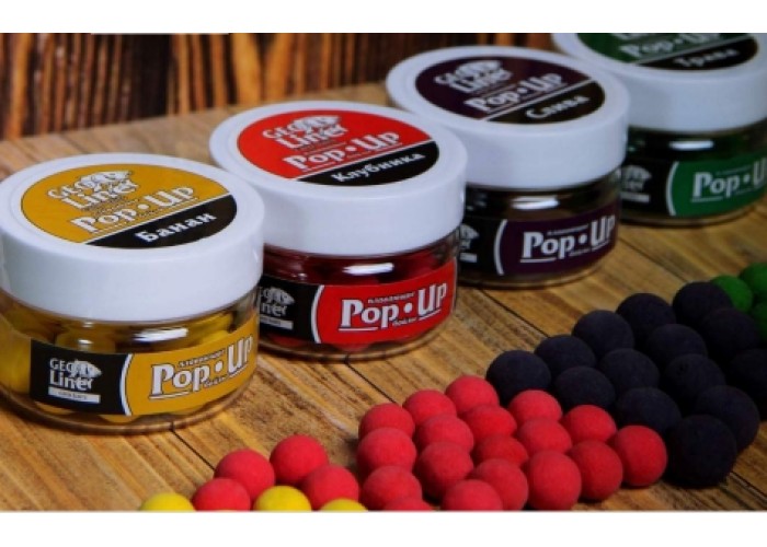 Бойлы плавающие POP-UP GeoLine 14мм Ананас