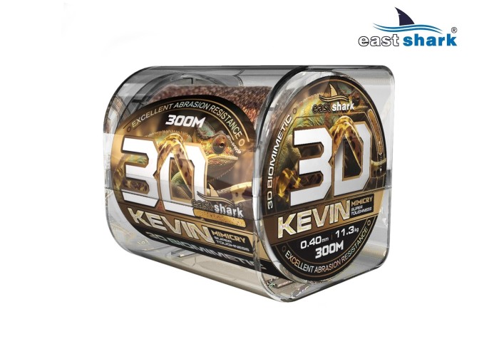 Леска EastShark KEVIN MIMICRY 3D 300м 0,30 мм