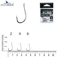 Крючки NEW EastShark Vasakura S8 № 2 BL
