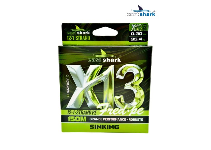 Шнур X13-150 m SINKING 0.18 mm