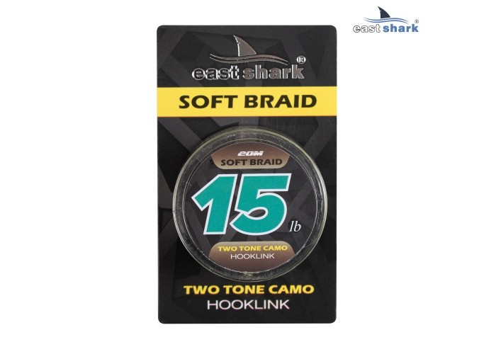 Поводковый материал  мягкий TWO TONE CAMO 15 lb 20 m