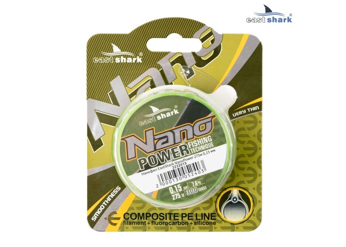 Нанофил EastShark NANOPower 0,15мм 275м