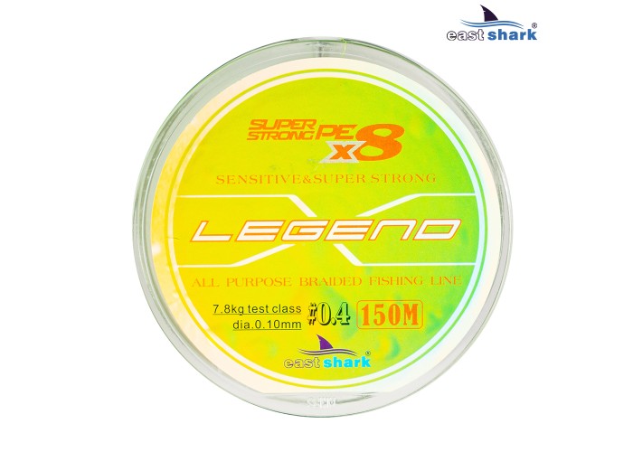Шнур EastShark Legend X8 150м 0,08мм #0,2 зеленый