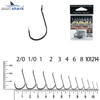 Крючки NEW EastShark Vasakura CHINU № 4 BL