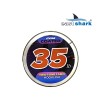 Поводковый материал карповый в оплетке 20 м 35 LBS светлый