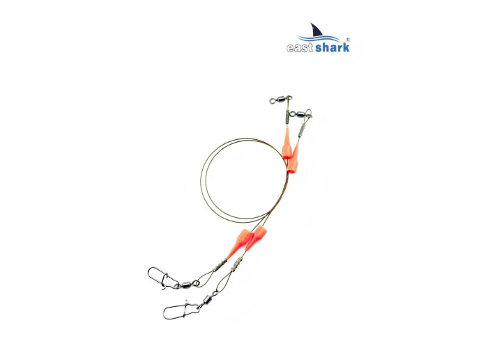 Поводок EastShark MDGS-титановый 0.39*20см