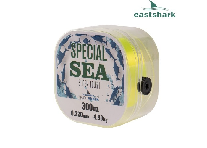 Леска морская EastShark Special SEA 300м 0,16 мм желтая