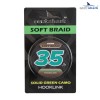 Поводковый материал мягкий Solid green camo 35 lb 20 m